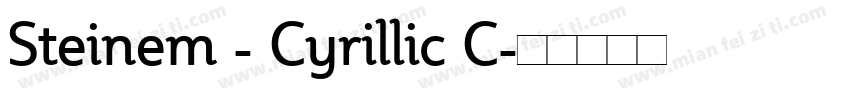 Steinem - Cyrillic C字体转换